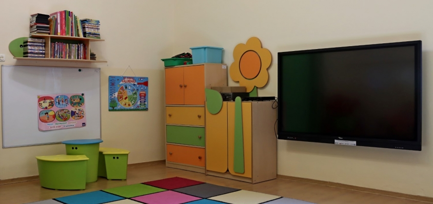 Wnętrze goleszowskiego przedszkola